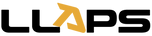 LLAPS logo with black and yellow design